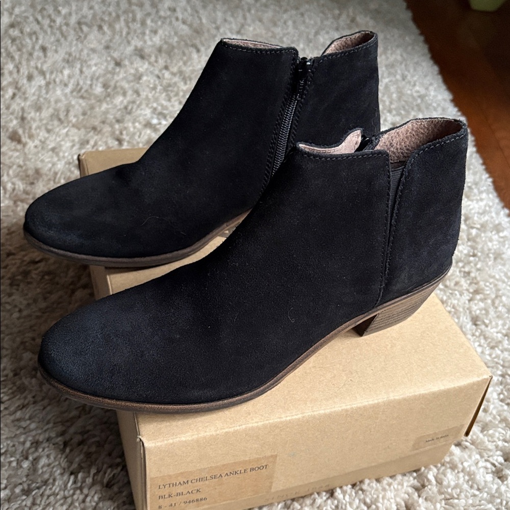 Fat Face Lytham Chelsea Black Ankle Booties size 41